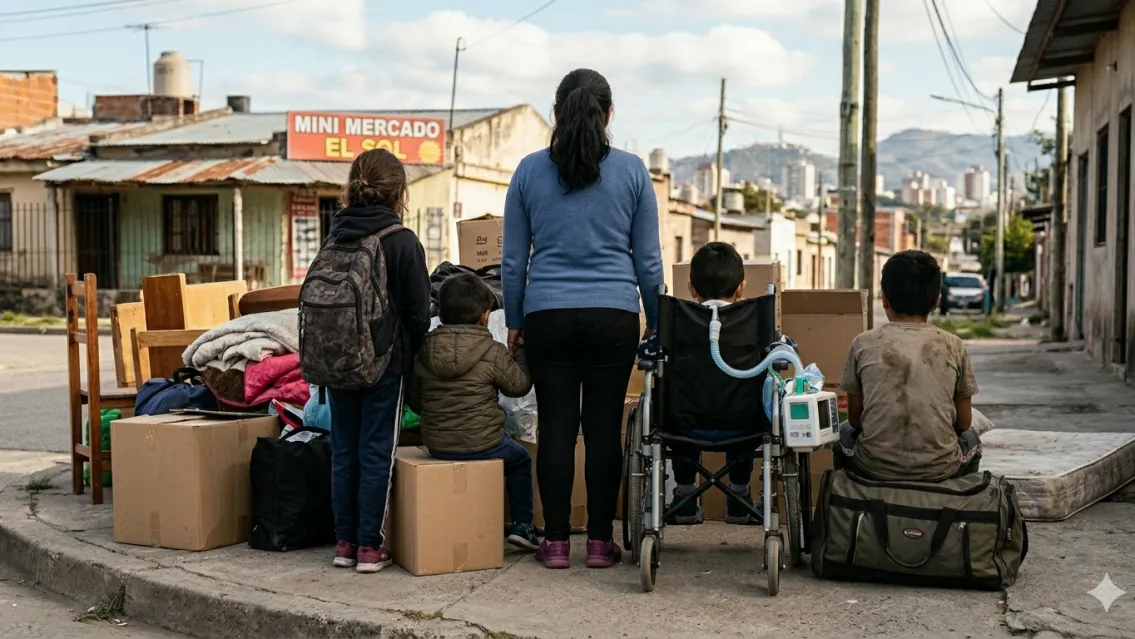 ANGUSTIA TOTAL EN SALTA: MAMÁ DE 4 HIJOS ENFRENTA DESALOJO Y LUCHA POR SALVAR A UNO DE ELLOS