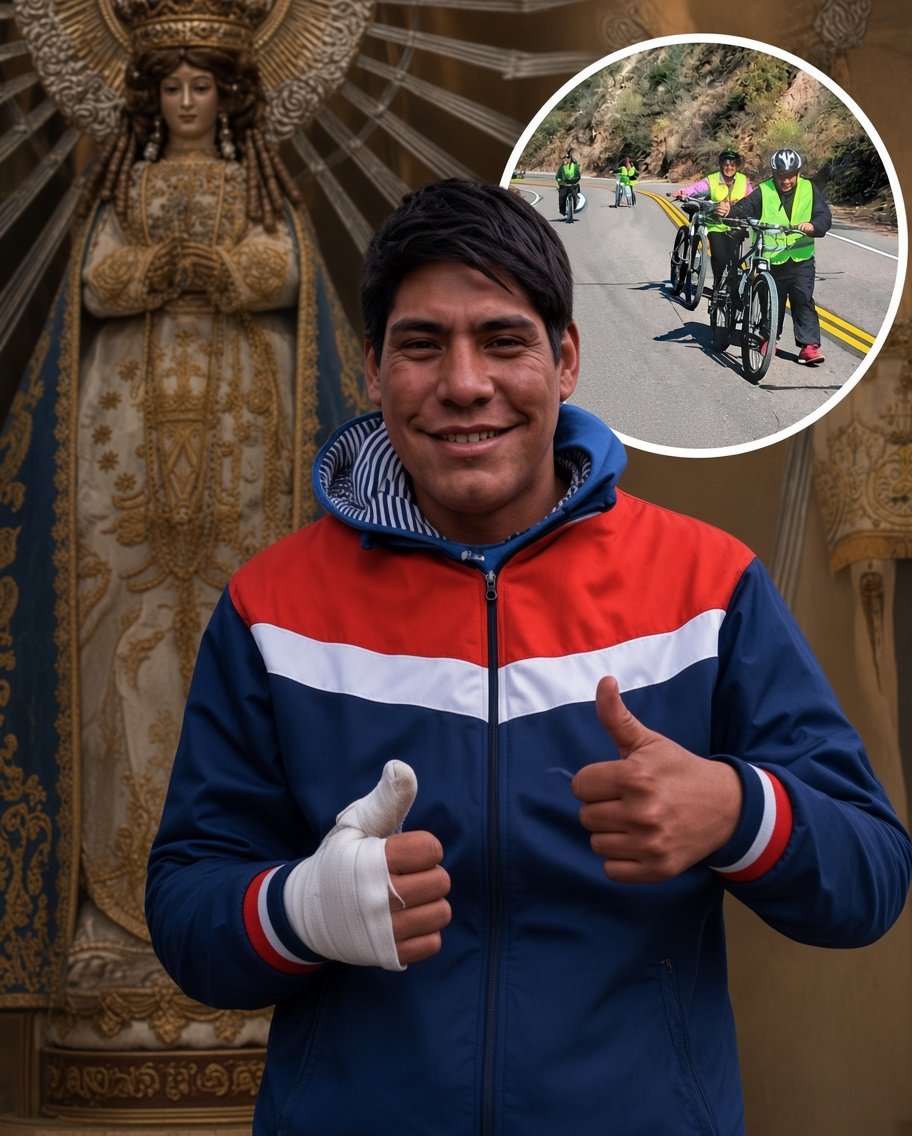 ES SALTEÑO, VIVE EN LA CALLE, VENCIÓ LAS ADICCIONES Y PEDALEA DESDE ENTRE RÍOS HASTA EL MILAGRO